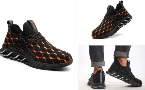 BUTY ROBOCZE Z NOSKIEM SPORTOWE SAFETY ODDYCHAJĄCE 37-48 BUTY ROBOCZE Z NOSKIEM SPORTOWE SAFETY ODDYCHAJĄCE 37-48