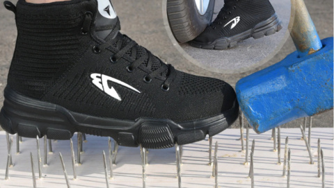 BUTY ROBOCZE Z NOSKIEM SAFETY SHOES ODDYCHAJĄCE 37-48 BUTY ROBOCZE Z NOSKIEM SAFETY SHOES ODDYCHAJĄCE 37-48