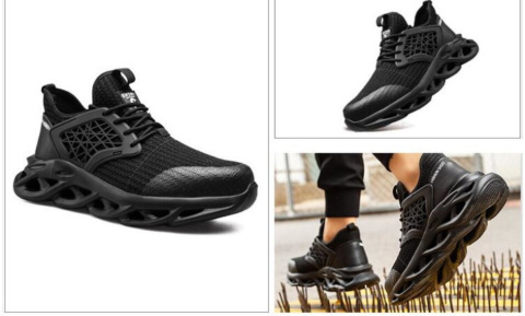 BUTY ROBOCZE Z NOSKIEM SAFETY SHOES ODDYCHAJĄCE 37-48 BUTY ROBOCZE Z NOSKIEM SAFETY SHOES ODDYCHAJĄCE 37-48