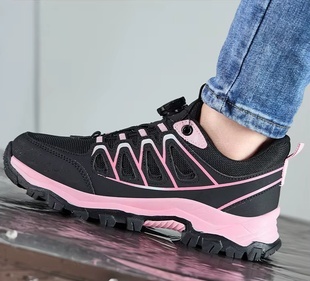 Buty Robocze Damskie Z Podnoskiem Ochronnym Antypoślizgowe Z Wiązaniem Boa
