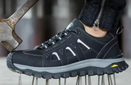 Buty Robocze Z Podnoskiem Ochronnym Antyposlizgowe Antyuderzeniowe