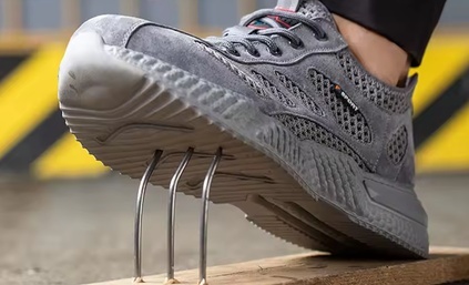 Buty Robocze Z Podnoskiem Ochronnym Oddychające Antyuderzeniowe Lato
