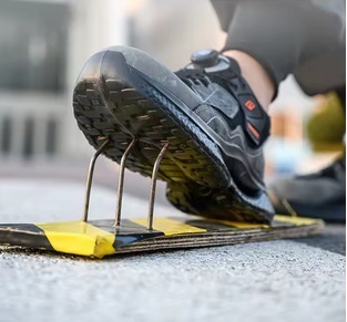 Buty Robocze Z Podnoskiem Ochronnym Oddychające Antypoślizgowe