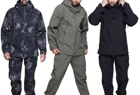 Spodnie Taktyczne Militarne Softshell na Polarze 11 Kolorów Spodnie Taktyczne Militarne Softshell na Polarze 11 Kolorów