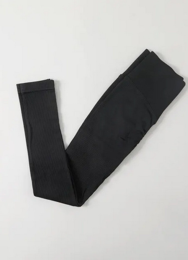 Bezszwowe prążkowane legginsy damskie wysoka talia Bezszwowe prążkowane legginsy damskie wysoka talia