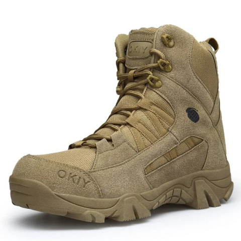 BUTY TAKTYCZNE MILITARNE OKIY CZARNE KHAKY PIASKOWY 40-44 BUTY TAKTYCZNE MILITARNE OKIY CZARNE KHAKY PIASKOWY 40-44