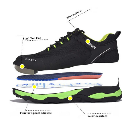 Buty Robocze z noskiem ochronnym sdx oddychające elastyczne 36-48 Buty Robocze z noskiem ochronnym sdx oddychające elastyczne 36-48