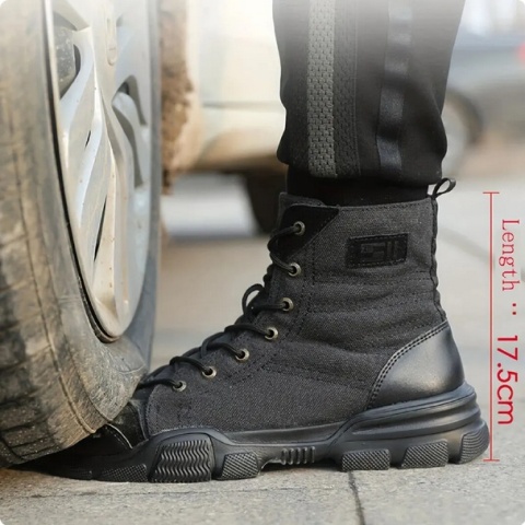 Buty robocze z noskiem ochronnym wysokie Buty robocze z noskiem ochronnym wysokie