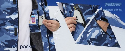 Kurtka zimowa turystyczna snowboard góry Kurtka zimowa turystyczna snowboard góry