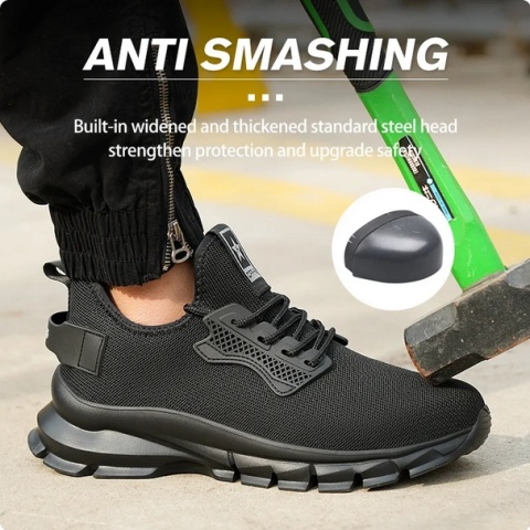 Buty robocze oddychające z noskiemochronnym flexi work Buty robocze oddychające z noskiemochronnym flexi work