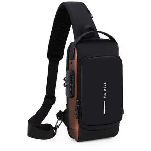 Męska wielofunkcyjna torba na ramię USB typu crossbody z antykradzieżą Męska wielofunkcyjna torba na ramię USB typu crossbody z antykradzieżą