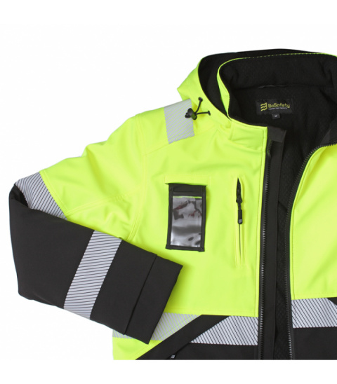Bosafety Kurtka softshellowa odblaskowa Valencja Bosafety Kurtka softshellowa odblaskowa Valencja