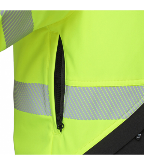 Bosafety Kurtka softshellowa odblaskowa Valencja Bosafety Kurtka softshellowa odblaskowa Valencja