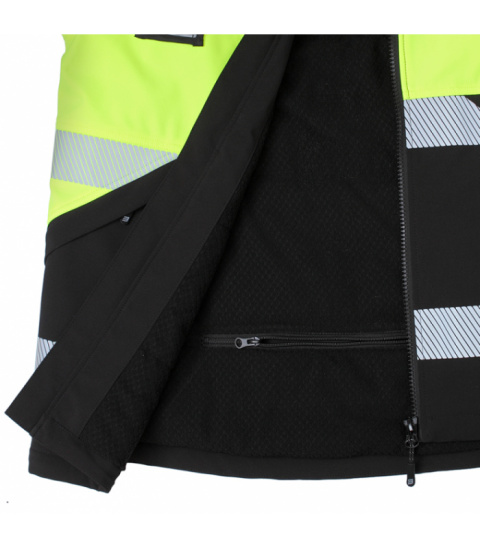 Bosafety Kurtka softshellowa odblaskowa Valencja Bosafety Kurtka softshellowa odblaskowa Valencja