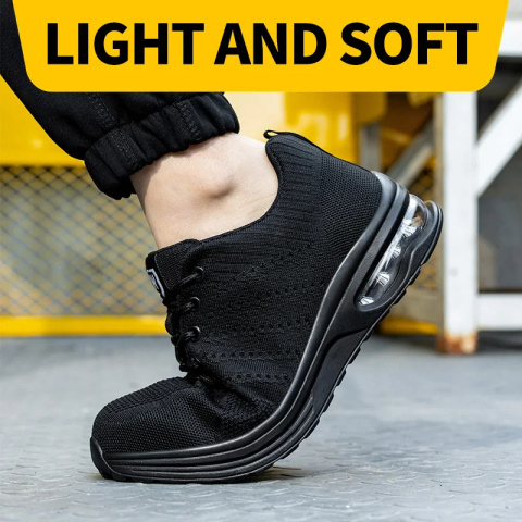 Buty Robocze Nosek Sportowe Oddychające 36-46 Elastyczne Lekkie magazyn Buty Robocze Nosek Sportowe Oddychające 36-46 Elastyczne Lekkie magazyn