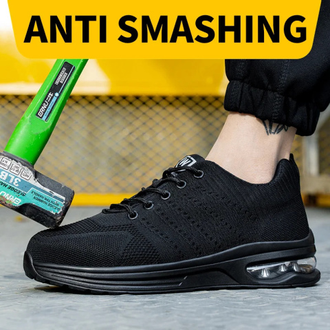 Buty Robocze Nosek Sportowe Oddychające 36-46 Elastyczne Lekkie magazyn Buty Robocze Nosek Sportowe Oddychające 36-46 Elastyczne Lekkie magazyn