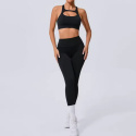 2 częściowy komplet bezszwowy legginsy Push Up plus top Fitness 2 częściowy komplet bezszwowy legginsy Push Up plus top Fitness