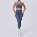 2 częściowy komplet bezszwowy legginsy Push Up plus top Fitness 2 częściowy komplet bezszwowy legginsy Push Up plus top Fitness