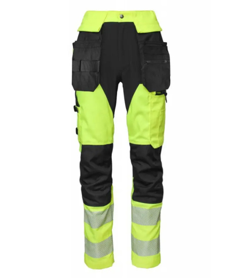 Bosafety Spodnie odblaskowe mashup z elastycznymi detalami Bosafety Spodnie odblaskowe mashup z elastycznymi detalami