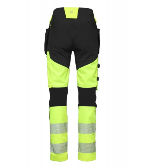 Bosafety Spodnie odblaskowe mashup z elastycznymi detalami Bosafety Spodnie odblaskowe mashup z elastycznymi detalami