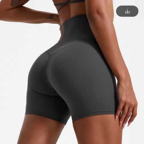 Sportowe bezszwowe spodenki Spandex Spodenki legginsy Fitness Sportowe bezszwowe spodenki Spandex Spodenki legginsy Fitness