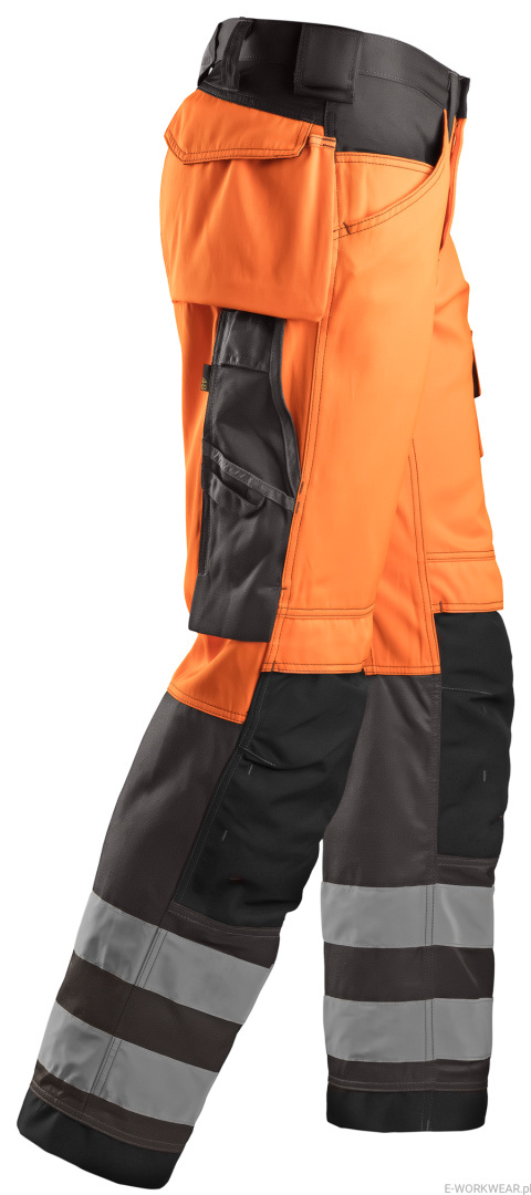 Spodnie robocze 3333 odblaskowe do pasa Snickers Workwear Spodnie robocze 3333 odblaskowe do pasa Snickers Workwear